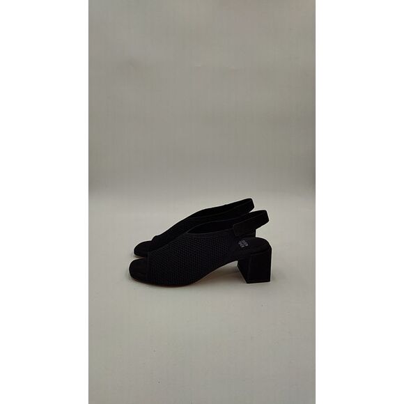 Eileen Fisher Shoes - Eileen Fisher Women Trudy Knit Slingback Sandals Shoes Black 7